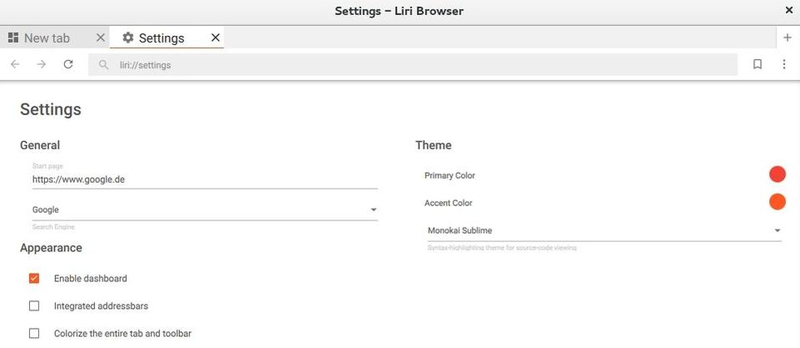 Illustration for article titled Surf the Web in Material Design with Liri Browser